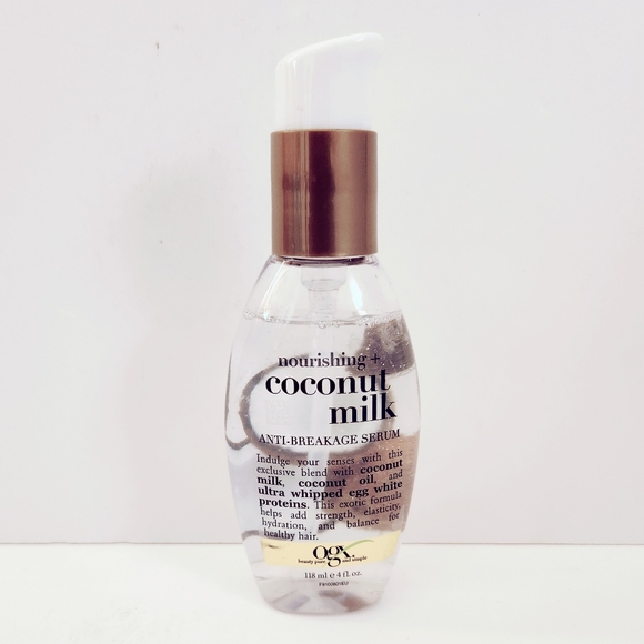 🔮3/$15 OGX Nourishing Coconut Milk Anti-Breakage Serum - Picture 1 of 7